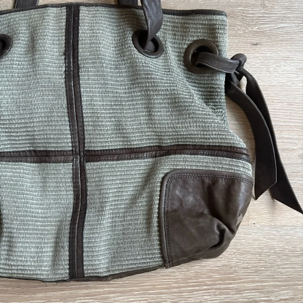 KOOBA Woven Oversized Slouch Shoulder Bag - Picture 2 of 11